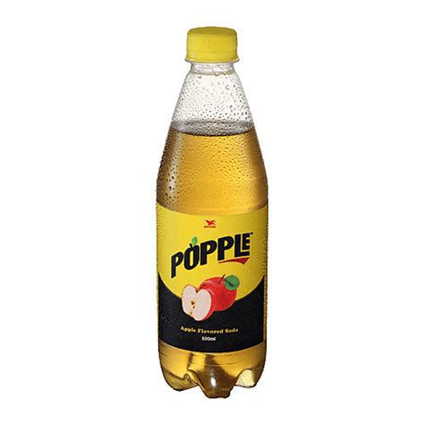 Popple Apple Flavored Soda | 500ml | Soft Drinks | Walter Mart