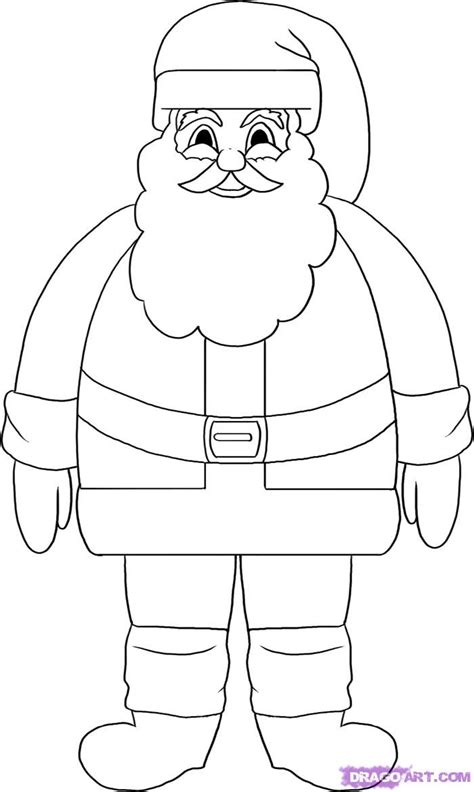 Santa Claus Drawing Easy at GetDrawings | Free download