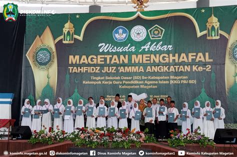 Cetak Generasi Penghafal Al Quran Pemkab Magetan Wisuda Akbar Juz Amma