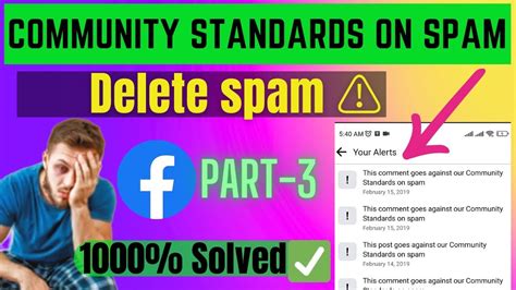 This Post Goes Against Our Community Standard On Spam How To Delete