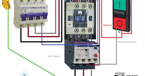 C Mo Conectar Un Contactor A Botoneras Y Rel T Rmico Tableros