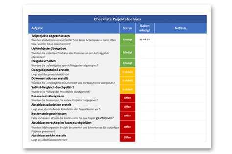 Warum Der Projektabschluss So Wichtig Ist Kostenlose Checkliste