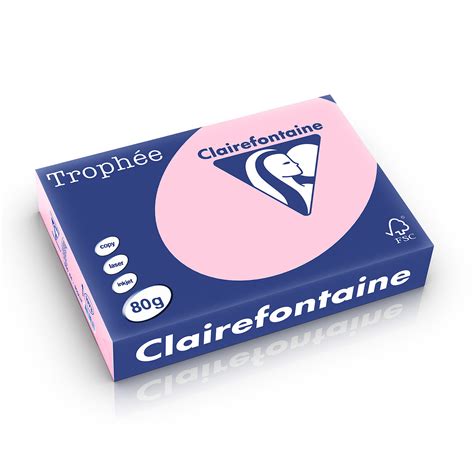 Clairefontaine Troph E A Ramette Feuilles G Rose X Ramette De