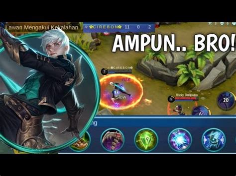 GUSION ANTI MATI MUSUH AUTO MINTA AMPUN PERMAINAN MOBILE LEGEND