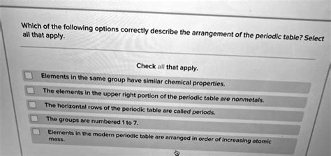 SOLVED Which Of The Following Options All That Apply Correctly