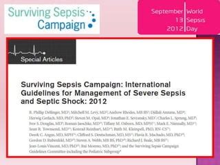 Sepsis severa shock séptico PPT