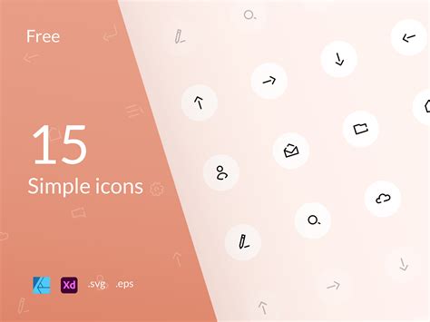 15 simple icons :: Behance