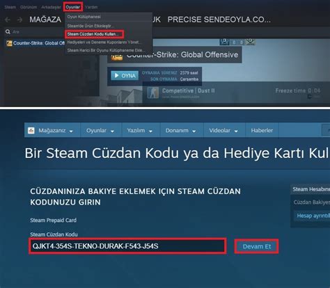 Steam C Zdan Kodu Nas L Kullan L R