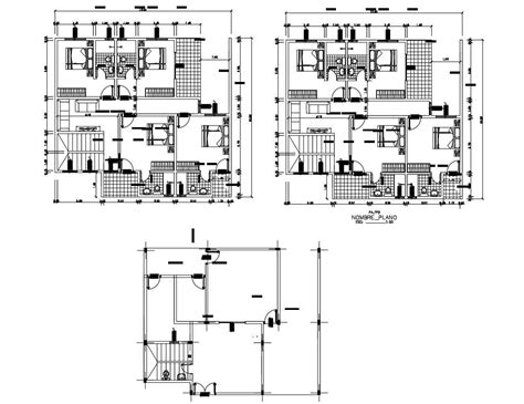 Plan Of House 12 00mtr X 10 80mtr With Furniture Details In Dwg File