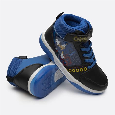 Ripley ZAPATILLAS NIÑO SONIC CASUALES AZUL LUCES LETS GO