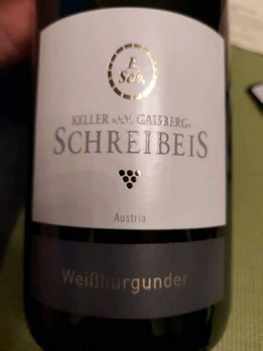 Schreibeis Weissburgunder Vivino Us