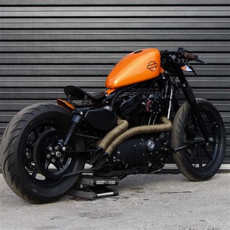 Custom Harley Davidson Sportster Iron 883 Bobber | Reviewmotors.co