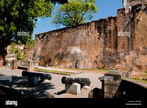 East Africa Kenya Mombasa Fort Jesus Stock Photo Alamy