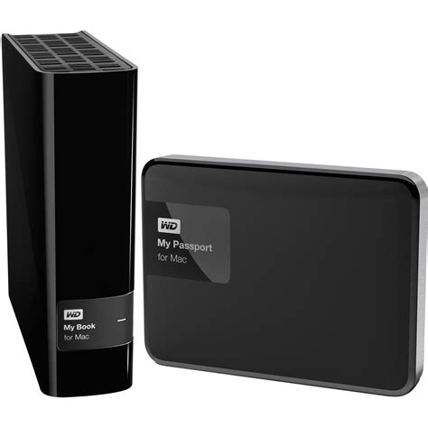 Wd 4tb My Book And 2tb My Passport External Hard Drive Kit For Mac