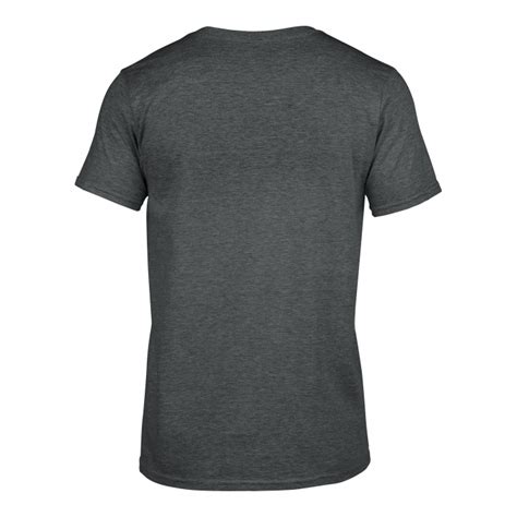 Gi64v00 Softstyle Adult V Neck T Shirt Dark Heather Gildan