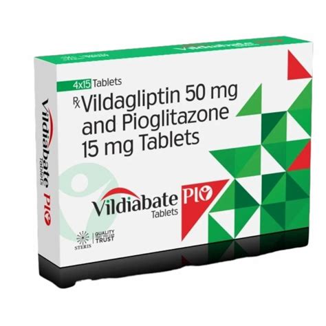 Vildagliptin 50 Mg Pioglitazone Hydrochloride 15 Mg At Rs 30 Stripe