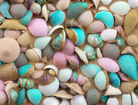 Premium Photo Seashells On A White Background