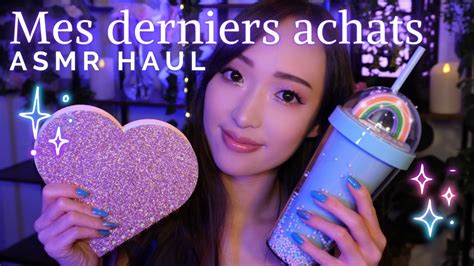 ASMR HAUL Mes petites trouvailles du mois d Août 2023 chuchotements