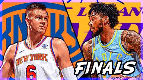 Nba K My League New York Knicks Vs Los Angeles Lakers Game