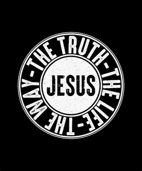 Premium Vector Christian Tshirt Design Jesus The Way The Truth The Life