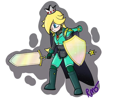 Rosalina Super Mario Galaxy As A Knight L Scrolller