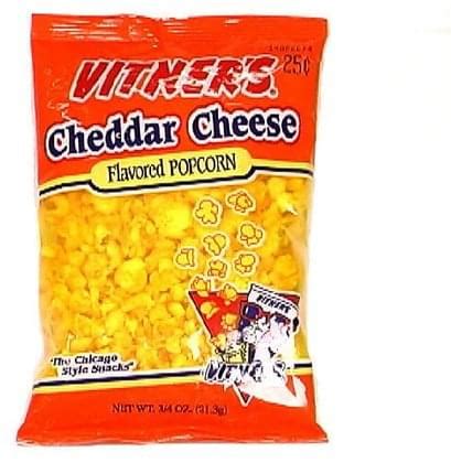 Vitners Cheddar Cheese Flavored Popcorn - 0.75 oz, Nutrition ...