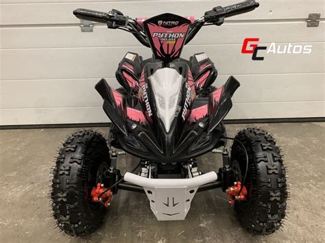 Gcautos Quad Python Deluxe Electrique W De A Ans Rose