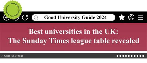 2024最新英国大学排名发布，第一名竟不是牛津也不是剑桥 知乎