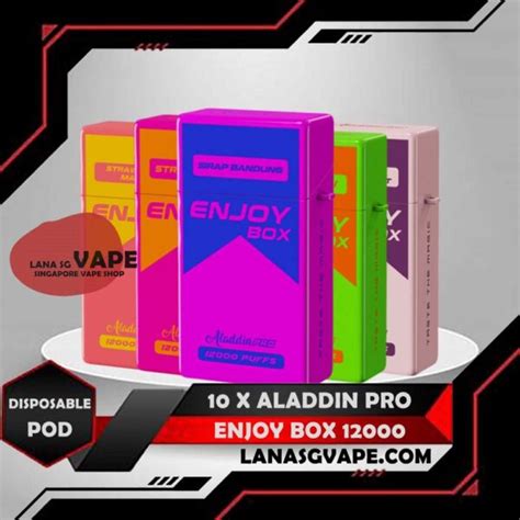 X Aladdin Pro Enjoy Box Disposable Sg Vape