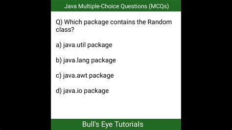 Java Mcq Questions And Answers Java Programming Mcq Java Interview