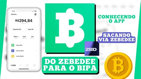 Sacando Dinheiro do ZEBEDEE para o BIPA Conheça o APP e ganhe R 5