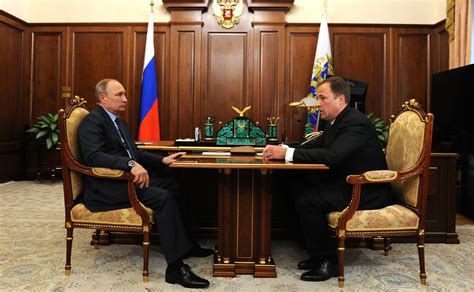 Встреча с главой Роскосмоса Игорем Комаровым • Президент России
