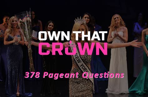 Pageant Questions For 2025 🥇 By Miss Universe Pageant Coach