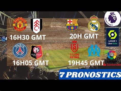 Foot Weekend Pronostic Classico FC Barcelone Real Madrid PSG