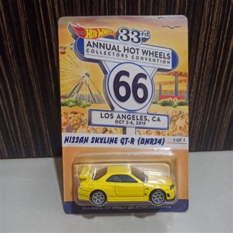 Hot Wheels Nissan Skyline Gt R Bnr R Convenci N Amarilla Shopee M Xico
