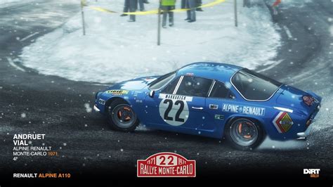 Rallye Automobile De Monte Carlo Alpine A In Action Youtube