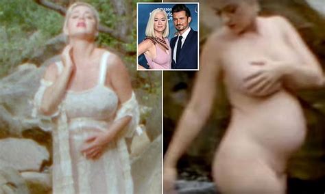 Pregnant Katy Perry Goes Completely Nude In Moving Daisies Music