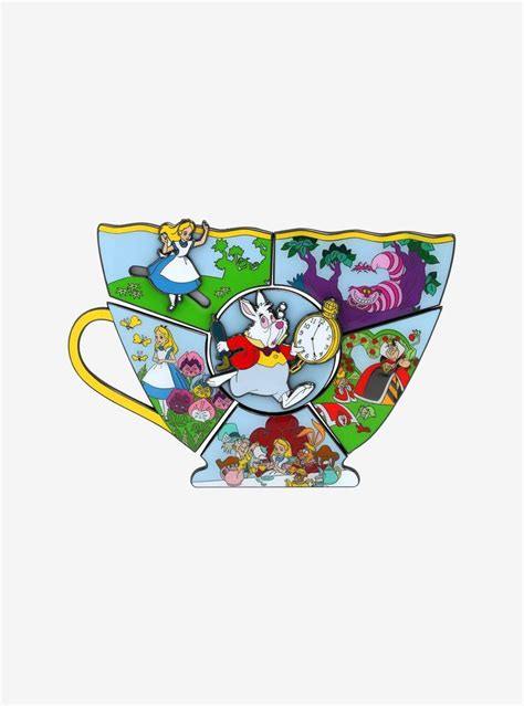 Boxlunch Loungefly Alice In Wonderland Teacup Puzzle Blind Box Enamel