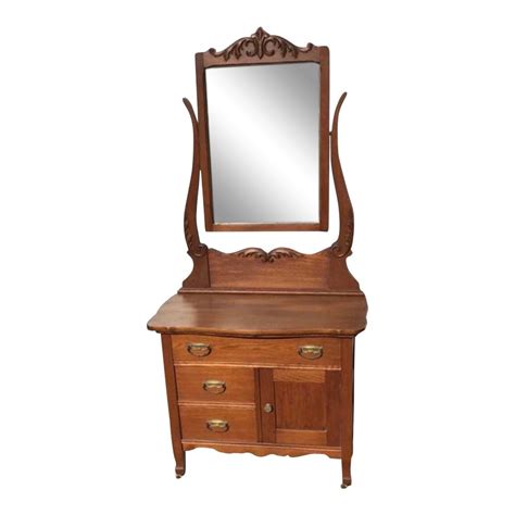 Antique Wash Stand W Mirror Chairish