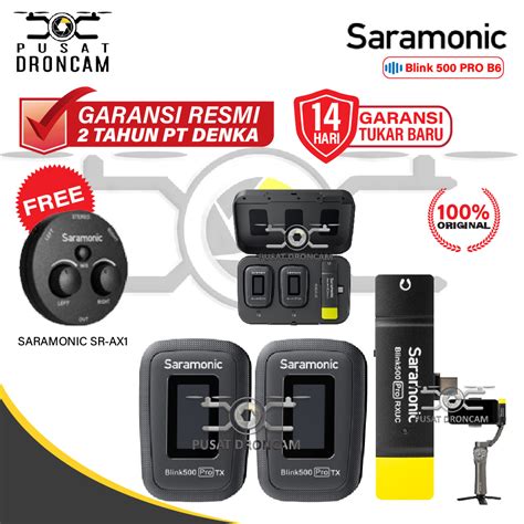 Jual Saramonic Blink 500 Pro B6 Digital Wireless Microphone USB Type C