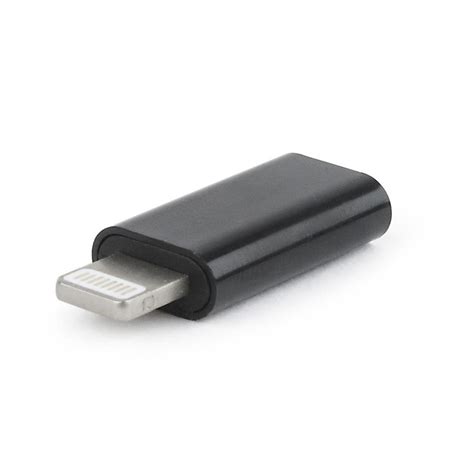 Gembird USB Type C Adapter CF 8 Pin M Black A USB CF8PM 01