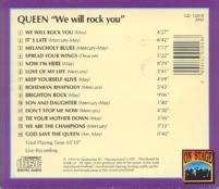 We Will Rock You 1CD On Stage