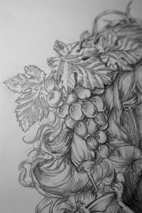 Bacchus Composition Sketch V1 On Behance