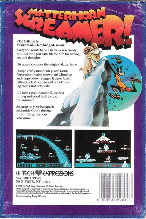 Matterhorn Screamer Cover Or Packaging Material Mobygames