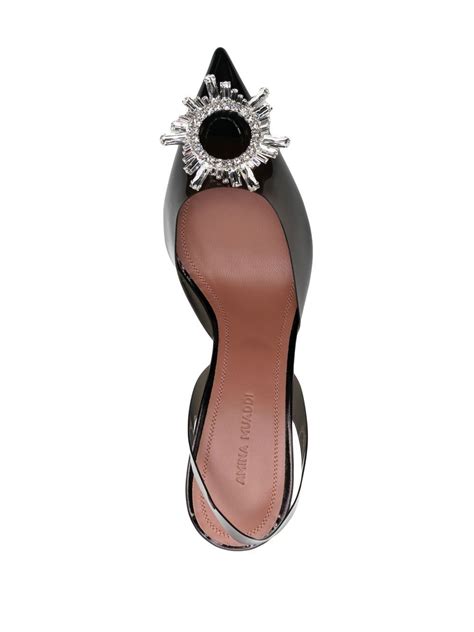 Amina Muaddi Begum Mm Slingback Pumps Black Farfetch