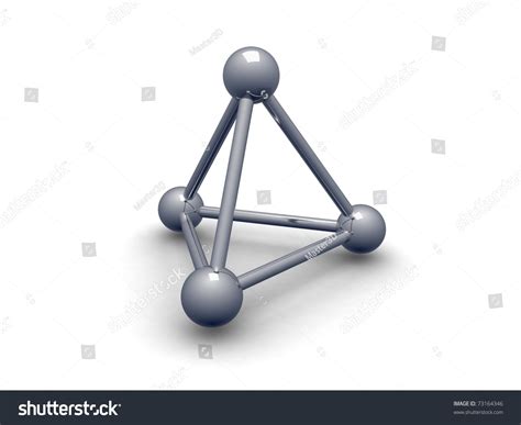 3d Model Carbon Atom ภาพประกอบสตอก 73164346 Shutterstock