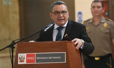 Juan Santivañez El Plan Del Ministro Del Interior Para Golpear A La