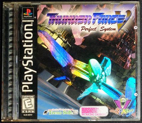 Thunder Force V Perfect System Working Designs Sony Playstation Ps