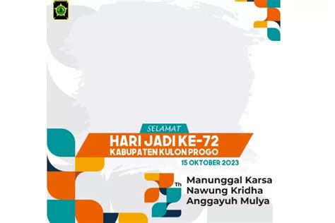 8 Twibbon Hari Jadi Kabupaten Kulon Progo Ke 72 Gunakan Untuk Ucapan