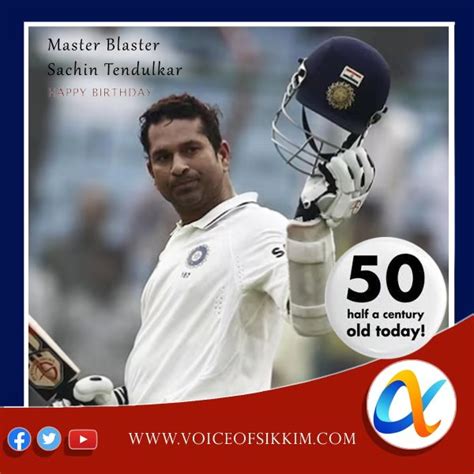 Master Blaster Turns 50 Herere Memorable 50 Facts The Voice Of Sikkim